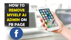 how to remove myself as admin on facebook page