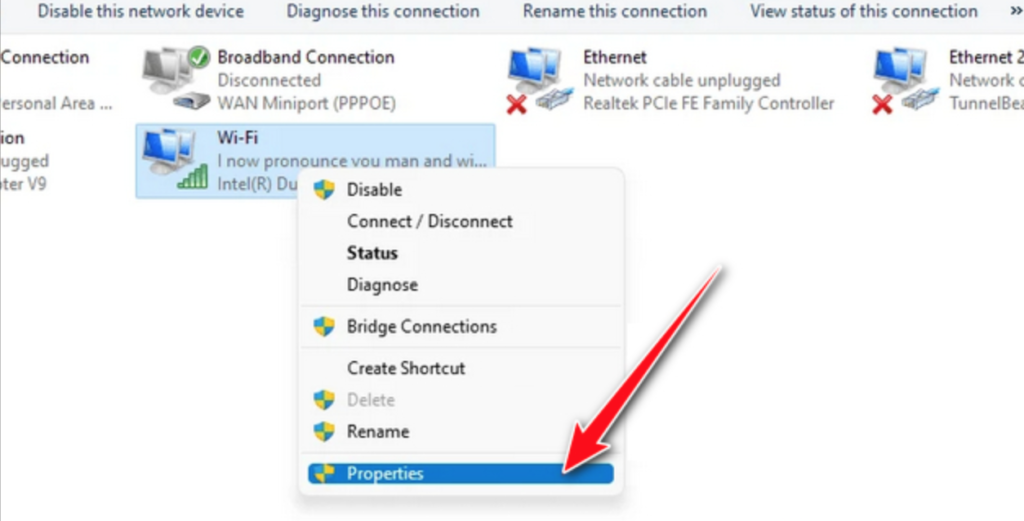 how to change dns windows 11