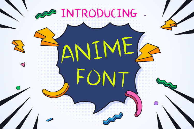 Anime fonts generator