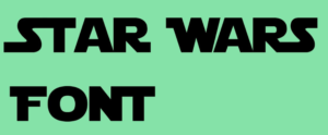 star wars font generator